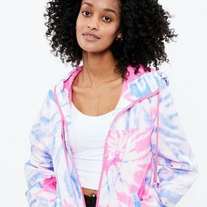 Aéropostale Hooded Tie Dye Windbreaker